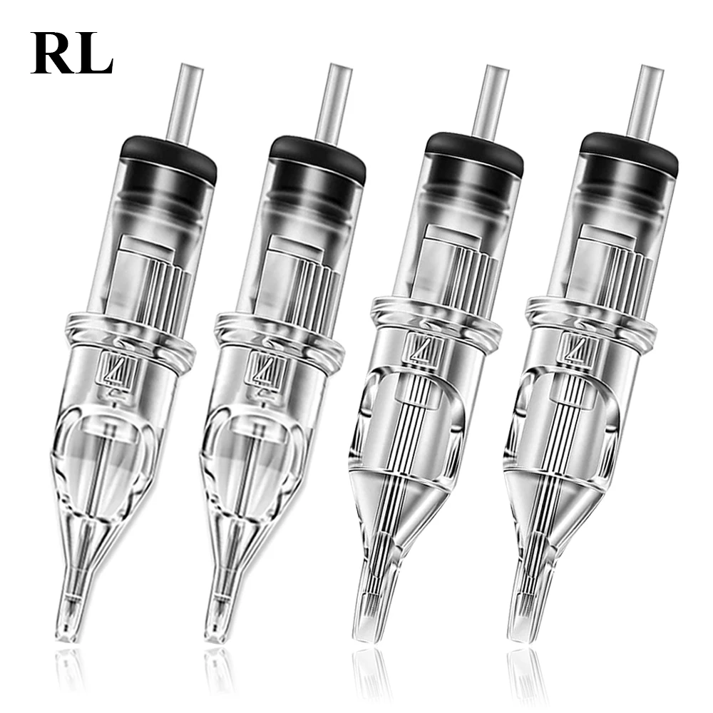 

20Pcs TIP TOP Clearly Tattoo Cartridge Needle 3/5/7/9/11/14/18RL Round Liner Tattoo Needles Cartridge for Tattoo Cartridge Pen