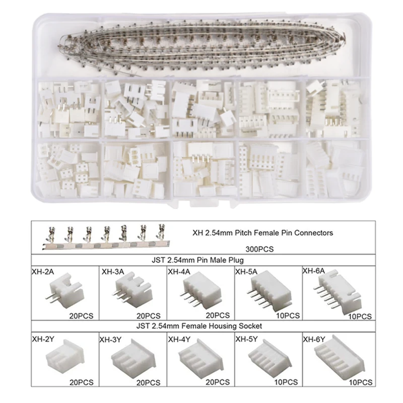 Juego de conectores IWS-2820 PH2.0/XH2.54 de 460 piezas, Mini alicates de prensado de barril abierto, herramienta manual para Terminal JAM, Molex, Tyco, JST