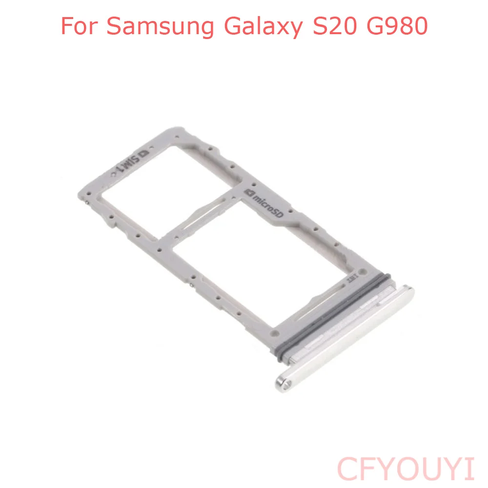 

10pcs/lot New Dual SIM Card Tray Slot Replacement Part for Samsung Galaxy S20 G980