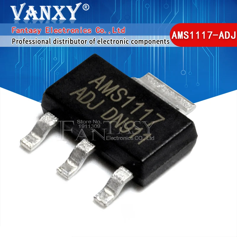 20PCS AMS1117  AMS1117-3.3V AMS1117-ADJ AMS1117-1.8 AMS1117-1.2 AMS1117-5.0 AMS1117-2.5 AMS1117-3.3 AMS1117-5.0 AMS1117-1.5