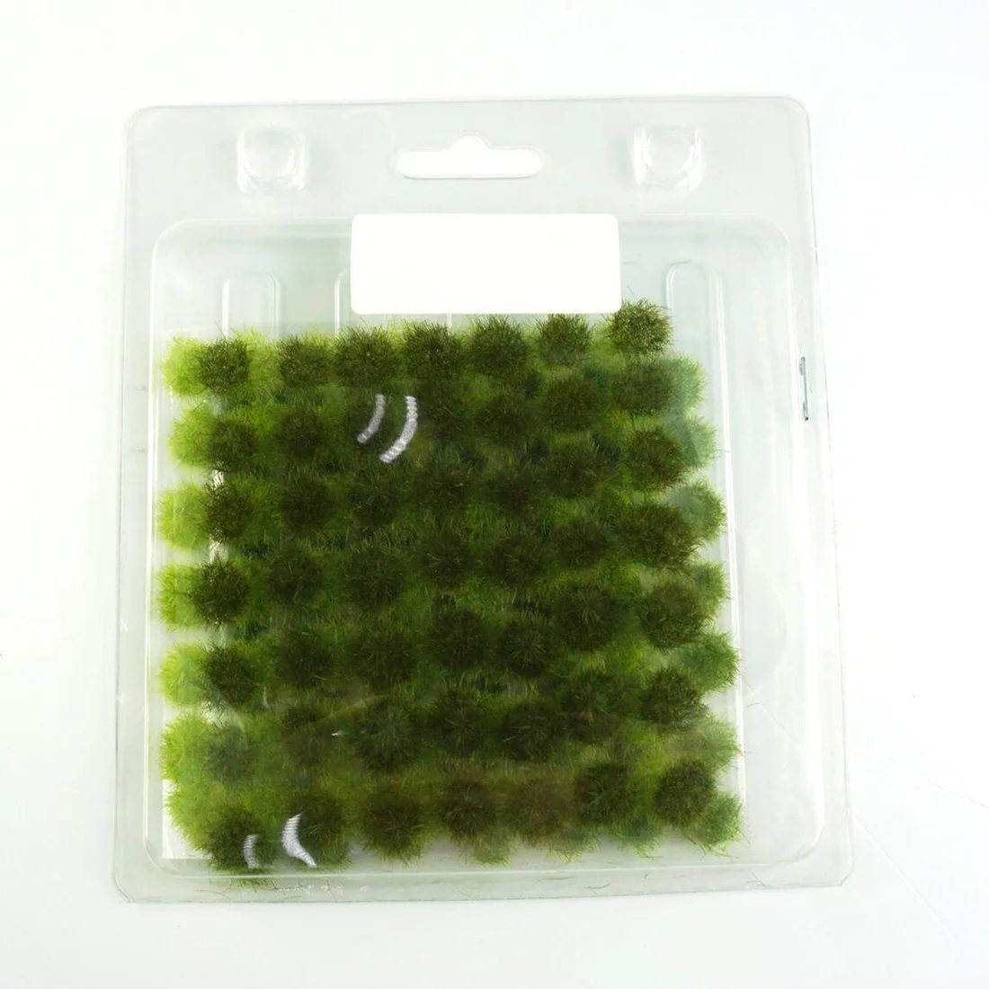 

5mm 147Pcs Grass Cluster Static Grass Tufts for 1:35 1:48 1:72 1:87 Sand Table Architecture Model Medium Green Dark Green