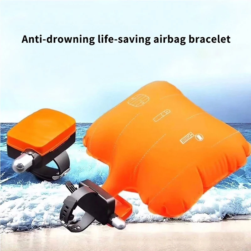 Anti-Drowning Wristband Lifesaving Rescue Device Floating Wearable Swimming Safe Emergency Water Sports Aid Lifesaving