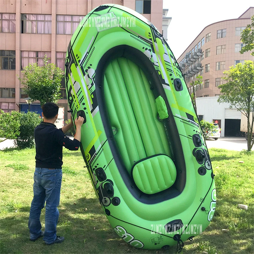 3 Adults+1 Child Super Thickening Inflatable Rowing Boat 4 Persons 300*145CM Boat Inflatable Rowing Boat with  Spare Parts