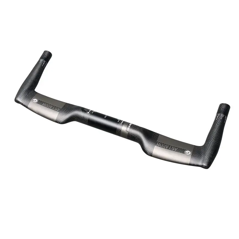 New gray ASIACOM Road bike matt 3K full carbon rest handlebar TT style Fixed Gear bicycle carbon handlebar 25.4/31.8mm new