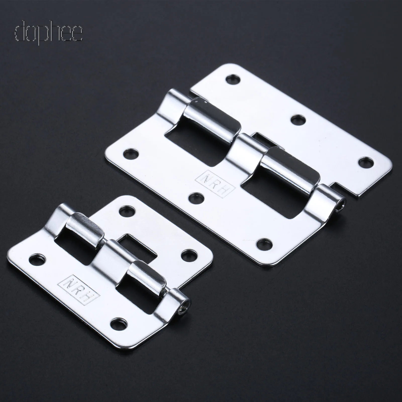 dophee 1/2pcs Furniture Support Hinge Cabinet Hinges Accessories Door Hinges Drawer Jewellery Box Hinge