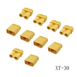 10Pcs/lot XT-30 Male Female Plug Socket XT30 Bullet Connector for RC Lipo Battery Quadcopter Motor Controller DIY Accessories