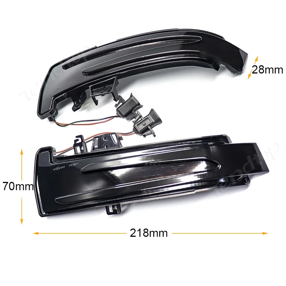 Side Wing Dynamic Turn Signal Light Rearview Mirror Indicator For Mercedes Benz W176 W246 W212 W204 CLA C117 GLA GLK W221 W218