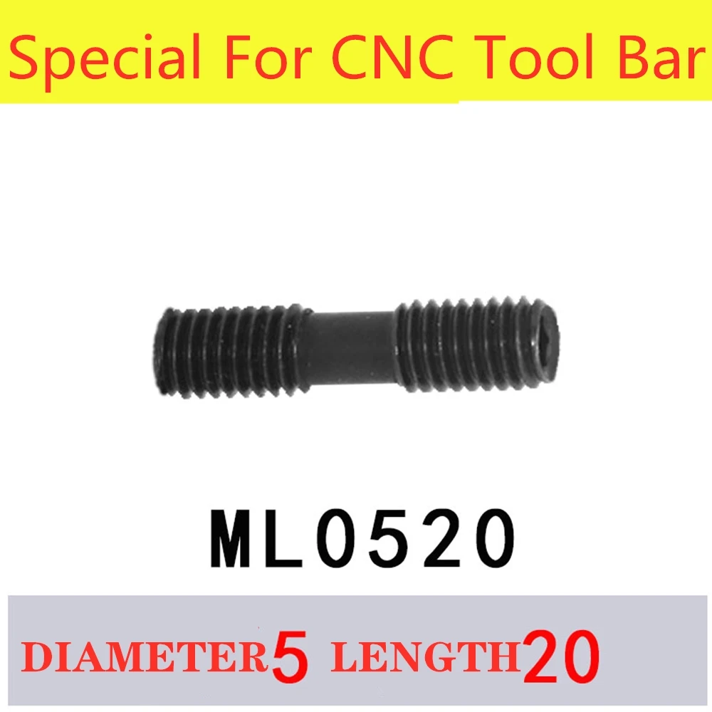 ML0520 ML0620 ML0625 ML0630 ML0830 ML0830 CNC Lathe Tools High Quality Double-head Screw Tool Toolholder Accessories Bolt