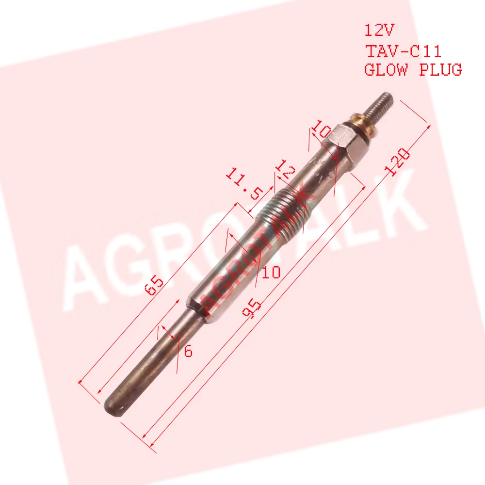 글로우 플러그 TAV-C11, 11.720.720, TAV-C23, LD 0H