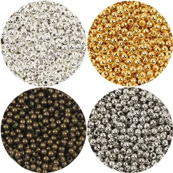 2/3/4/5/6/8/10mm Bronze Metal Beads Smooth Round Balls Loose Spacer Beads For Jewelry Making Diy Handmade Jewelry Findings