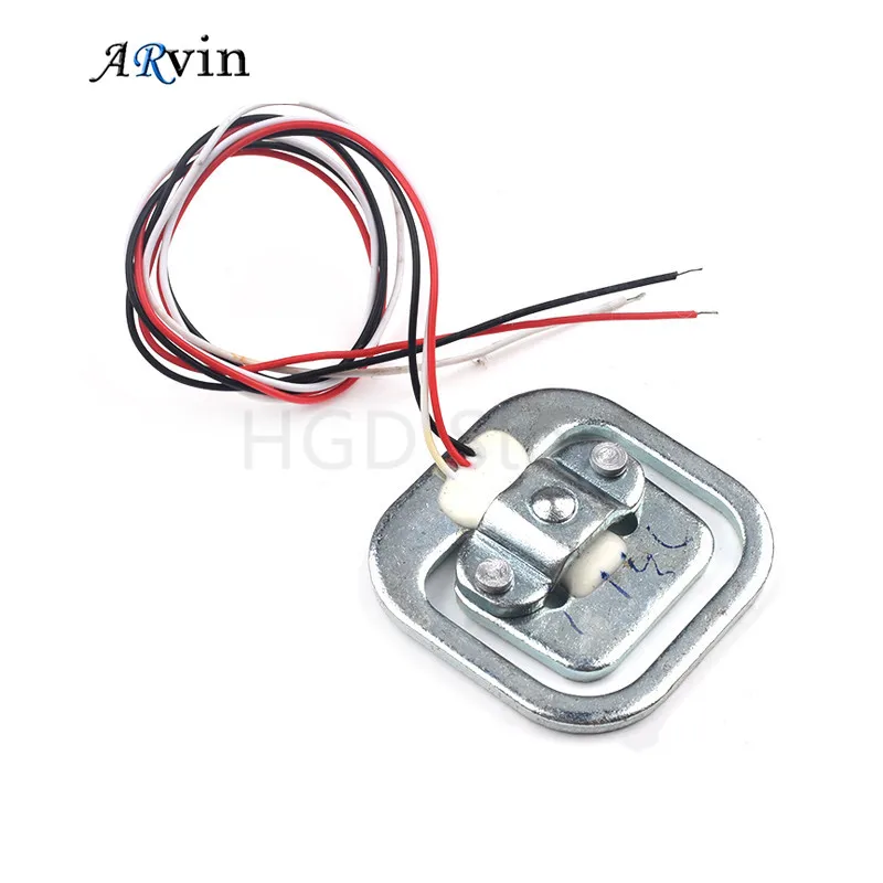 50kg Body Load Cell Weighing Sensor Resistance Strain Half-bridge Total Weight Scales Sensors Pressure Measurement for arduino