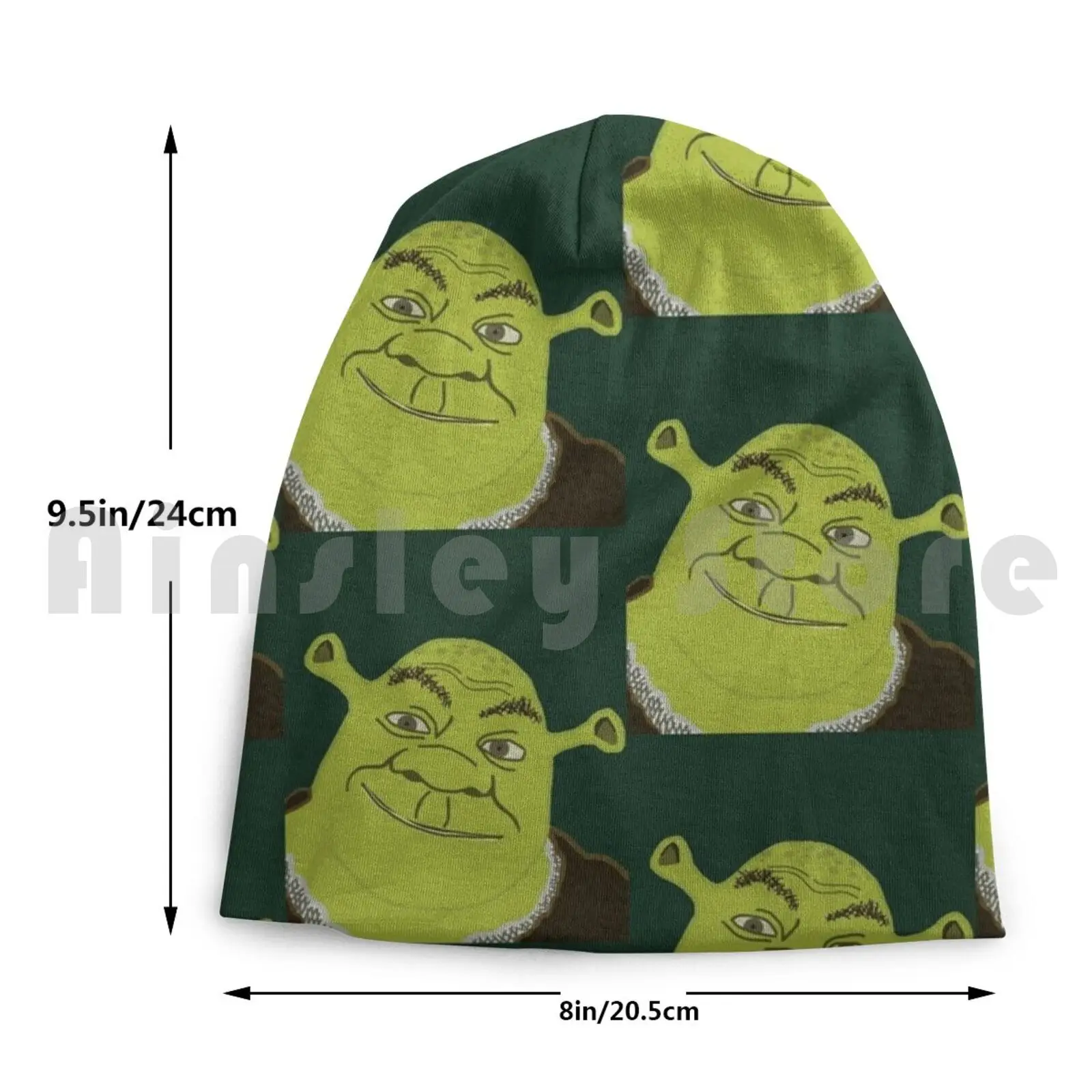 Shrek Beanies Pullover Cap Comfortable Shrek Donkey Ogre Movie Swamp Green