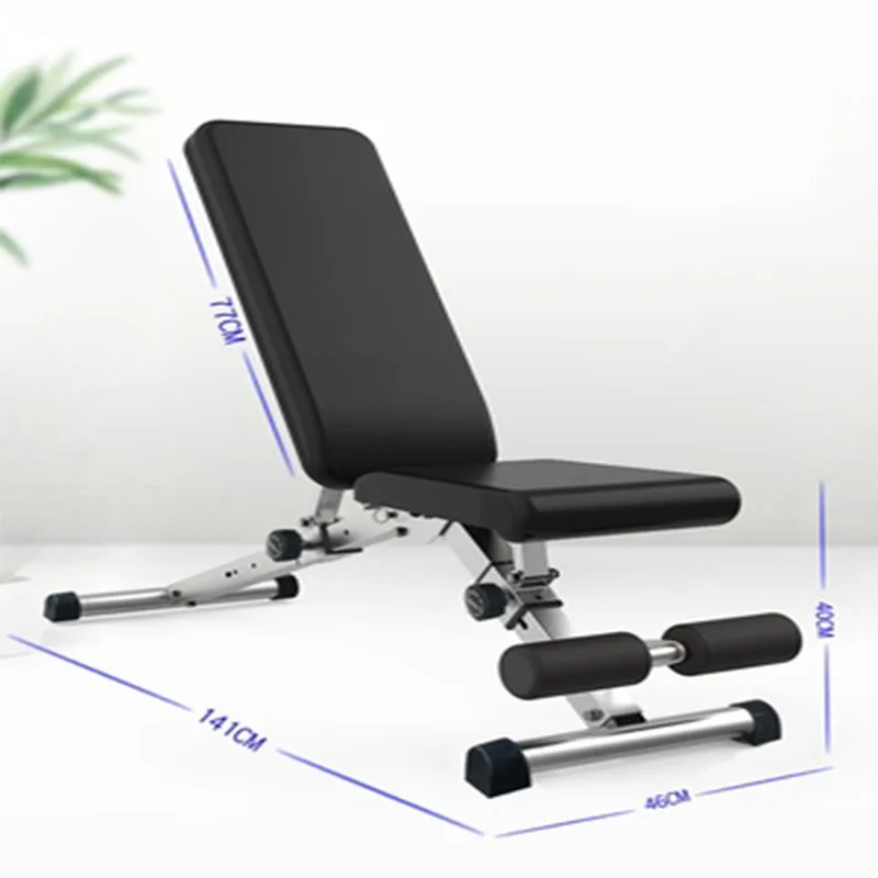 Multifunctional Home Fitness Equipment Dumbbell Fitness Chair who Folding Abs Board Does who Can be Adjusted