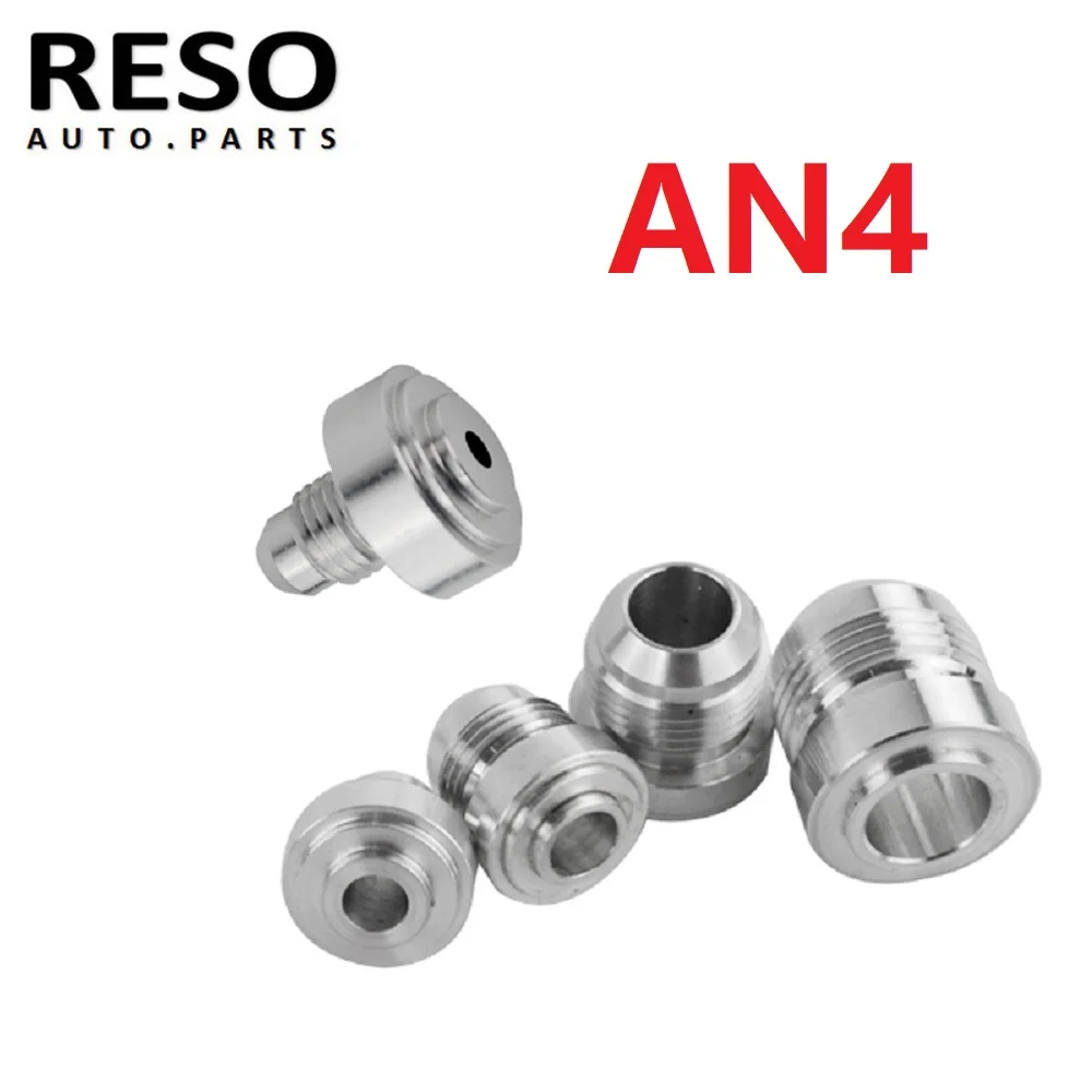 AN4 -ANStraight Male Weld Fitting Adapter Weld Bung Nitrous Hose Fitting