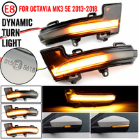 For Skoda Octavia Mk3 A7 5E 2013 2014 2015 2016 2017 2018 2019 Rearview Mirror Blinker Indicator LED Dynamic Turn Signal Light