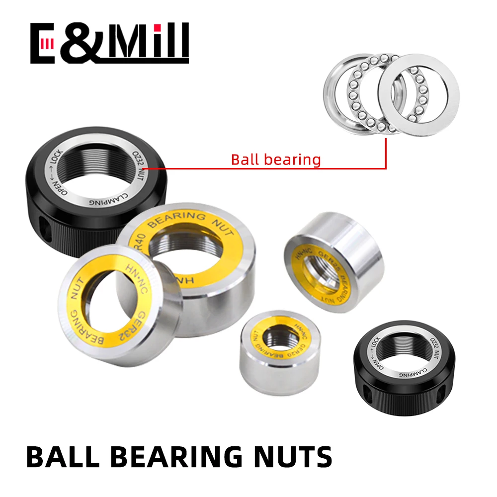 Ball Wheel Bearing Nut ER25 ER32 GM High Precision OZ25 OZ32 Nut Bearing Nut Ball nut OZ ER Nut ER11 ER16 ER20 ER25 ER32 ER40