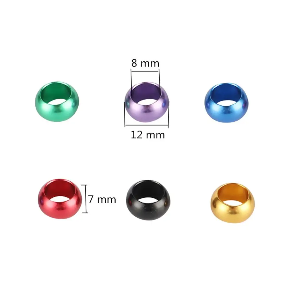 10 Pcs Inner Diameter 8/10mm Aluminum Bird Foot Ring Bird Identification Race Outdoor Flying Training Foot Ring Parrot Leg Ring