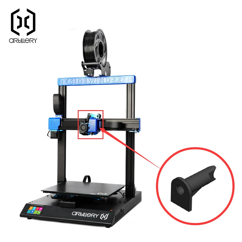 Black conduit hot selling 4-piece set suitable for all artillery 3D printers and extruders