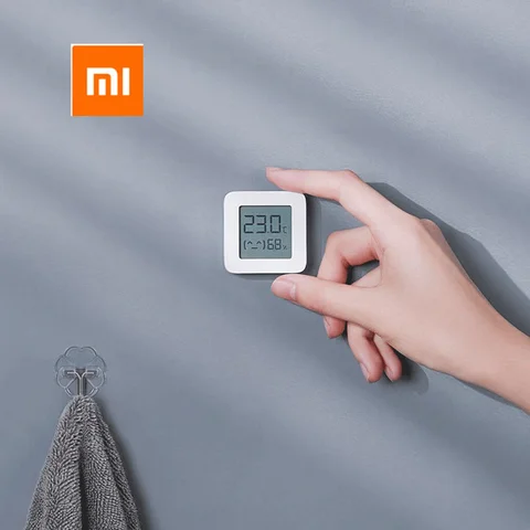 Xiaomi Mijia 블루투스 온도계 2 무선 스마트 LCD 전기 디지털 습도계 미니 실내 온도 습도 측정기 센서