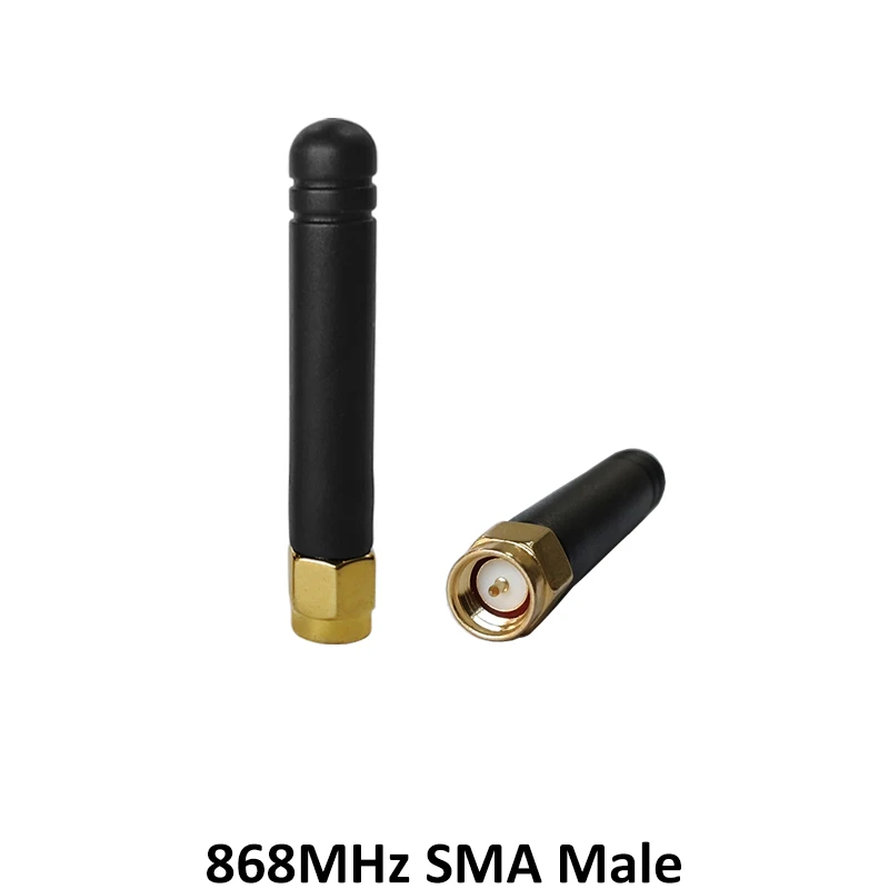 GRANDWISDOM 10pcs 868mhz antenna 2dbi sma male 915mhz lora antene module lorawan ipex 1 SMA female pigtail Extension Cable