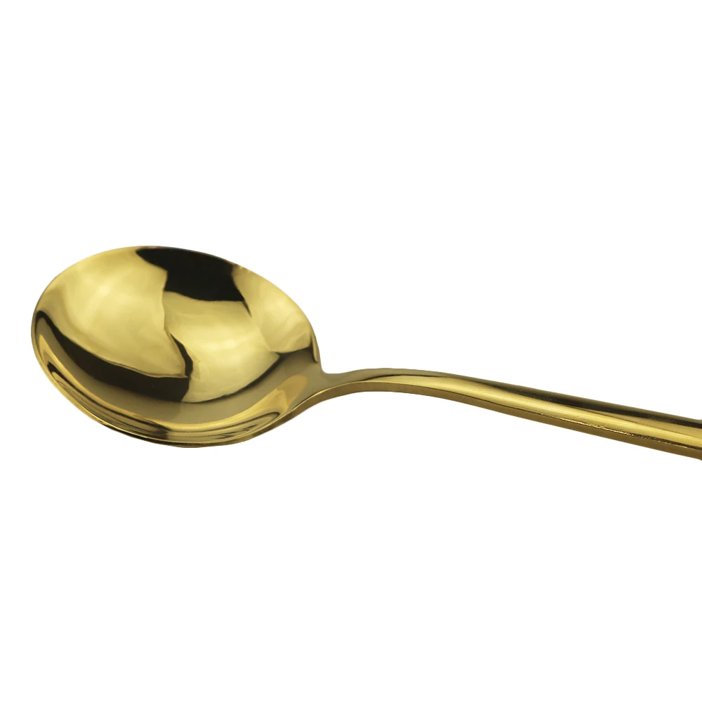 6Pcs Tea Spoon Polished Stirring Coffee Spoon Dessert Ice Cream Stainless Steel Spoons Kitchen Accessories Flatware