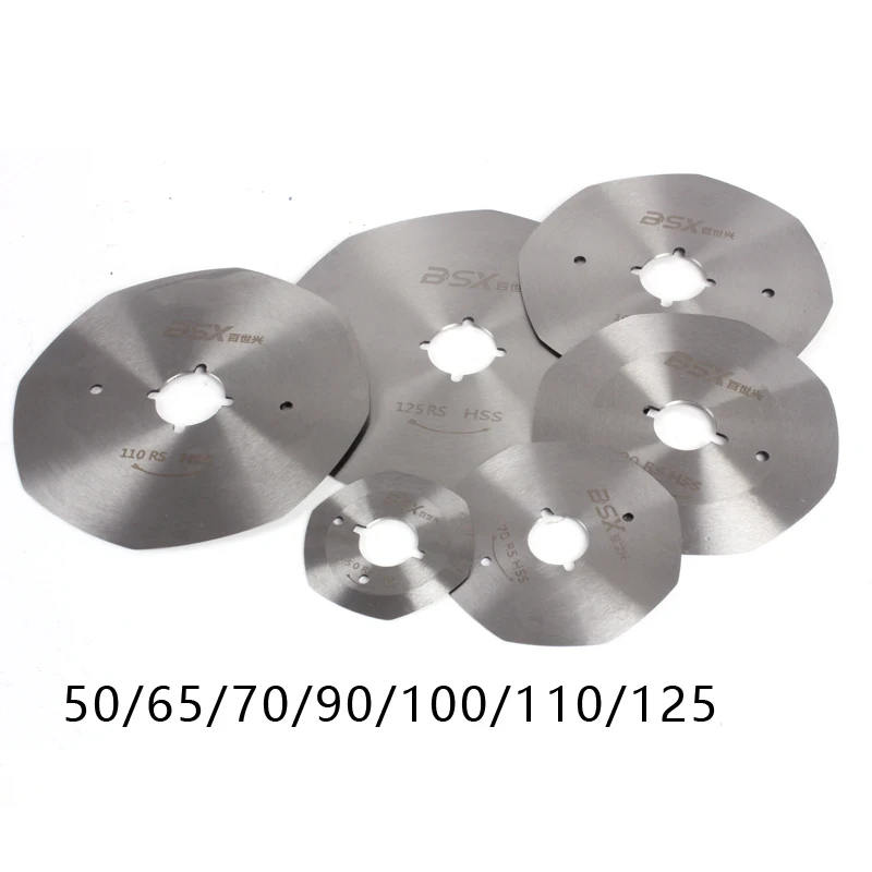 Lâmina de Tesoura Elétrica Industrial Tesoura Elétrica Lâminas Redondas Dia. 50 65 70 90 100 110 125 mm Peças