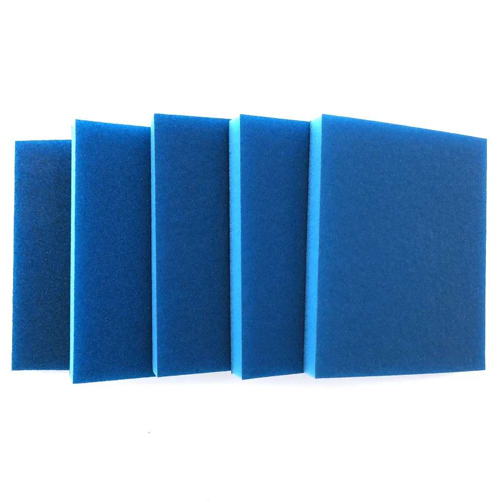 5 Pcs 100*120MM Polishing Sanding Sponge Block Flocking Sandpaper Sanding Discs Hook Loop Superfine 100-240 Grit Abrasive Tools