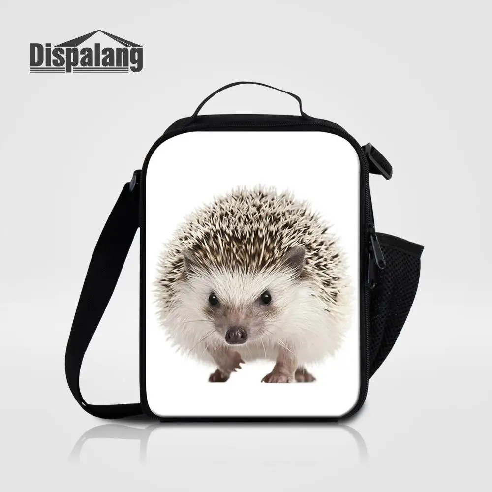 

Women Portable Messenger Lunch Bag For Office Hedgehog Animal Printing Thermal Insulated Cooler Bags Student Lunch Sack