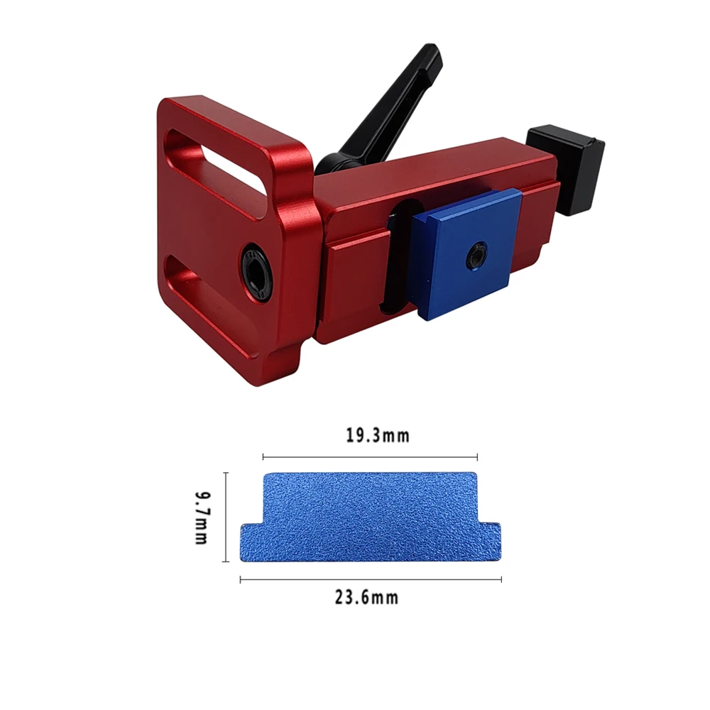 30 tipo lavorazione del legno T Slot Stopper mitra Gauge recinzione connettore lega mitra Track Stop Block Slide Limiter Support 30mm t-track