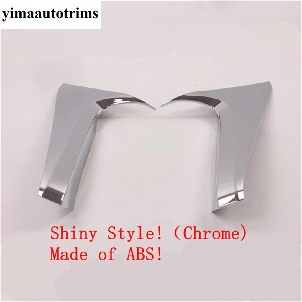 Car Rear Window Spoiler Panel Decorative Sequins Cover Trim ABS Chrome Accessories Fit For TOYOTA RAV4 RAV 4 XA50 2019 - 2024