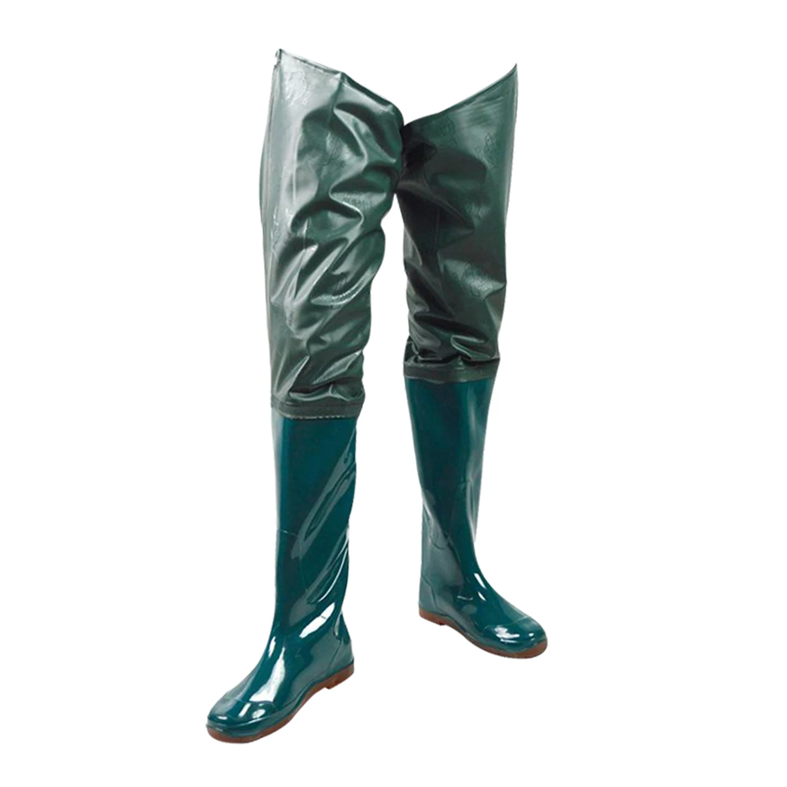 Botas subacuáticas para pesca, pantalones de agua de nailon y PVC, con suela calada, impermeables, ligeras, Unisex