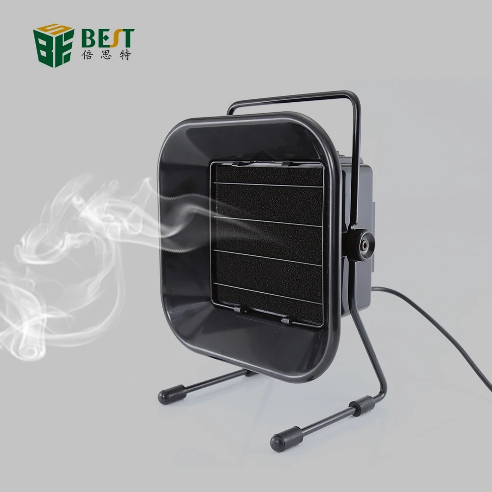 Absorvente de Fumaça de Solda Portátil Esd Extrator de Fumaça para Ferro de Solda Trabalho com Esponja Filtrante Acessórios para Ferramentas de Solda 14w 16w