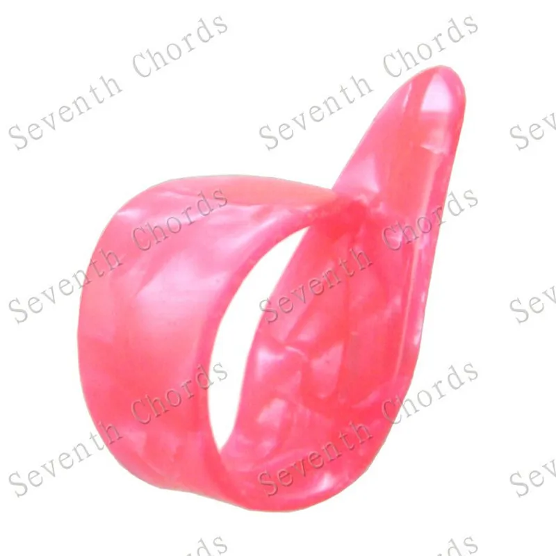 Zelluloid-3-Finger-Picks, 1 Daumen-Pick als Set, Gitarren-Picks, Plektren, Gitarren-Zubehör, Teile – Detail 4