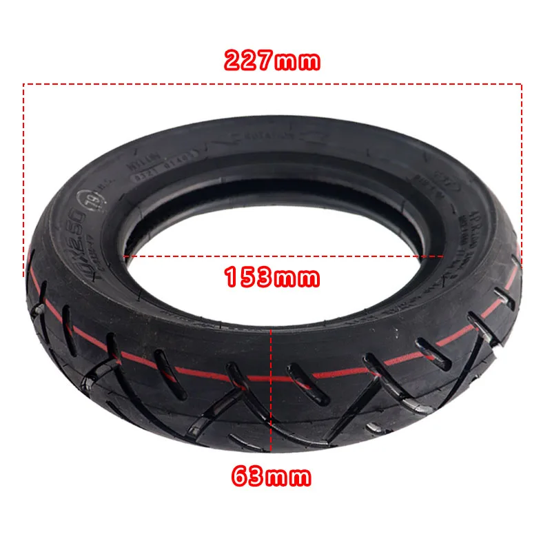 10x2.50 Tube Tyre CST 10 Inch 10*2.50 Electric Scooter Inner Tube Outer Tube Explosion-proof Advanced Tire