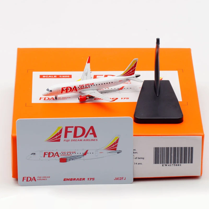 

Diecast 1:400 Scale E170 JA12FJ Model Airplanes Brazil FDA Fuji Dream Airlines Alloy Aircraft Plane Collectible Model Souvenir