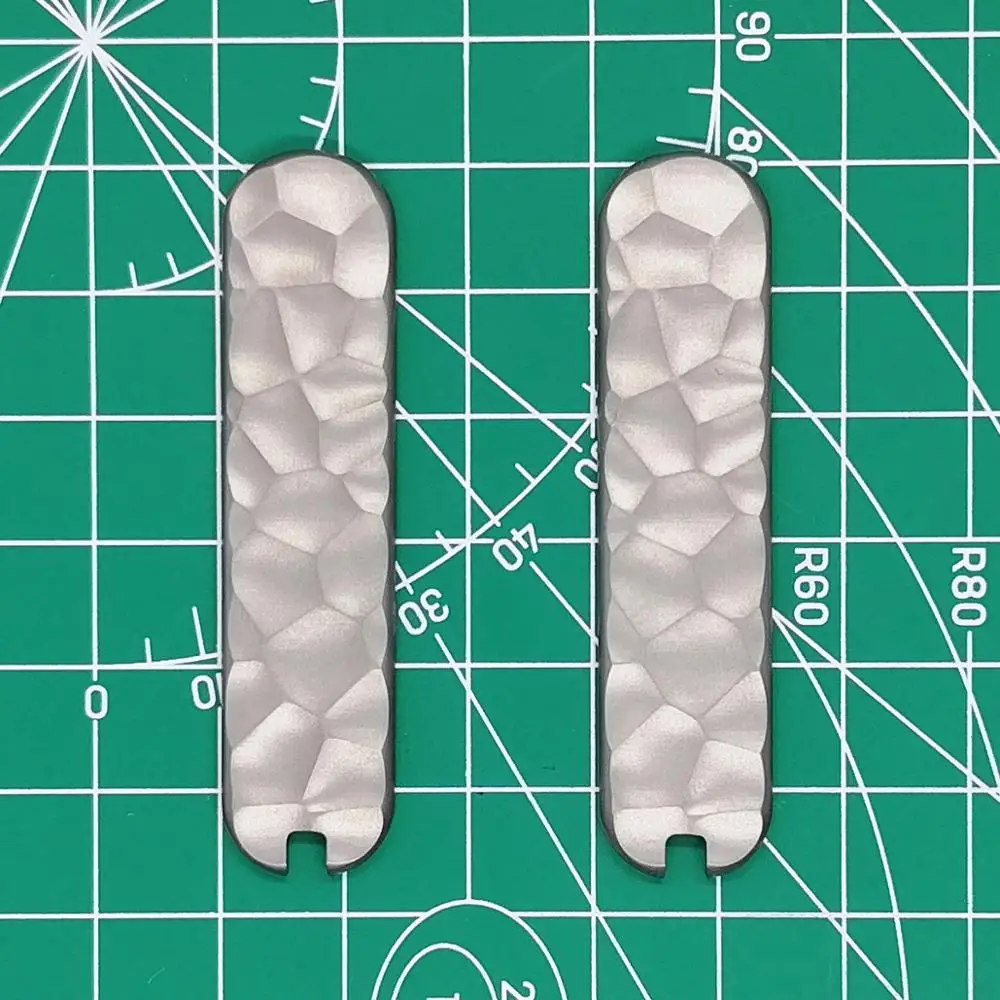 

Custom Made Titanium Alloy TC4 Saber Knife Handle Scale 58 mm for Swiss Army Knife DIY Mod