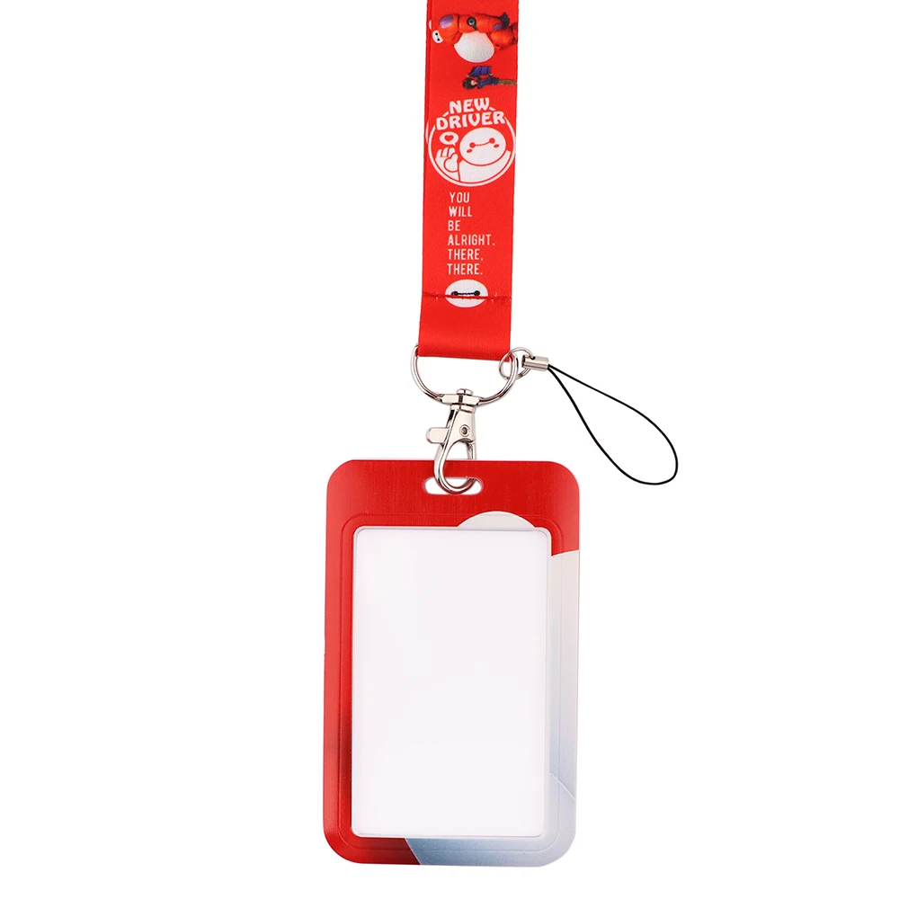 Flyingbee X2362 мультяшный персонаж робот ремешок Кредитная карта ID держатель значок студент путешествия банк автобус визитная карточка Обложка значок