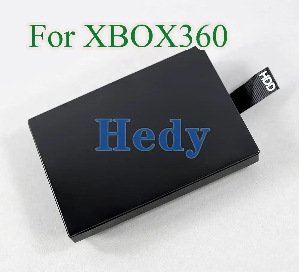 10PCS สำหรับ Xbox 360 Slim Hard Drive Enclosure HDD Case Shell Black สำหรับ XBOX360