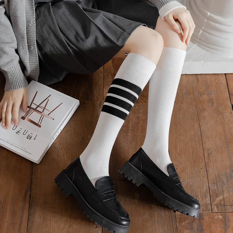 JK Calf socks For Women Japanese college style long tube cotton  Socks 2Pairs/lot autumn spring sox skarpetki damskie free ship