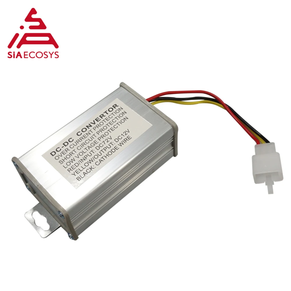 QS 72V to 12V 10A DC-DC Converter for Electric Motorcycle/Electric Vehicle/Electric Car