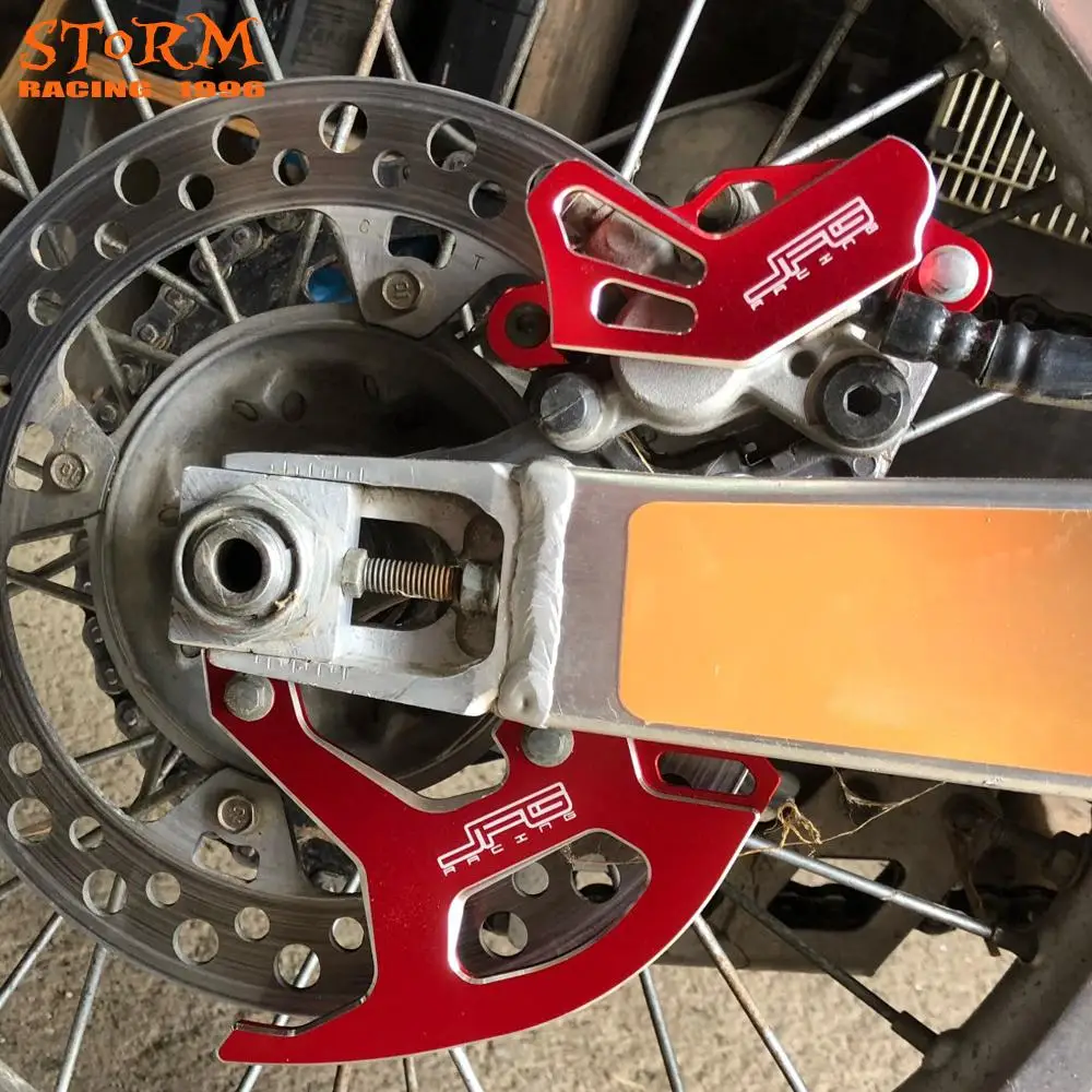 JFG motocykl CNC tylna tarcza hamulcowa osłona zabezpieczająca dla HONDA CRF250R CRF450R CRF450RX CRF250X CRF450X CRF 450R 250X 04-17