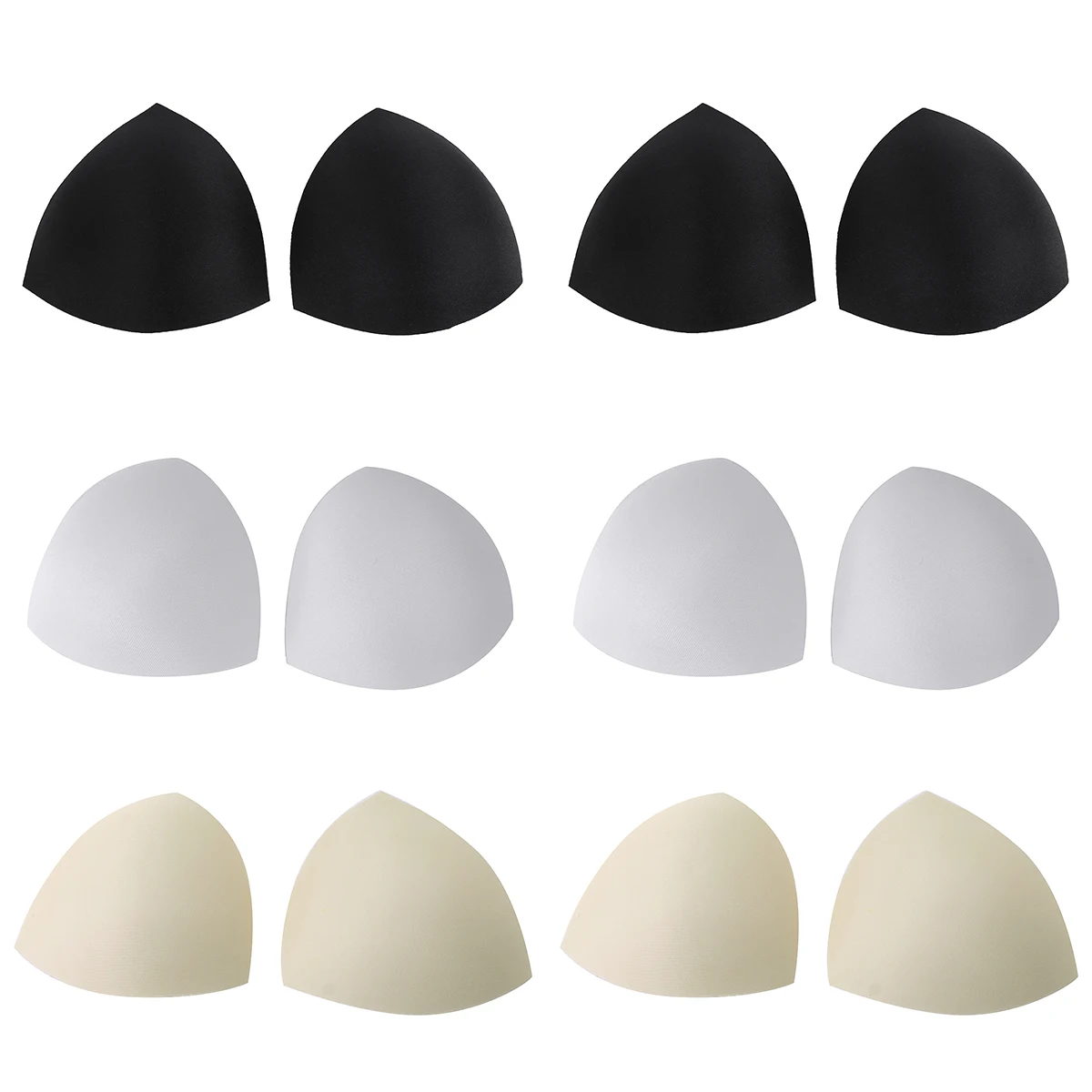 Triangle Cups Bra Pad Women Intimates Accessories Sport Swimsuit Breast Push Up Bra Padding Chest Enhancer Foam Insert  Chest