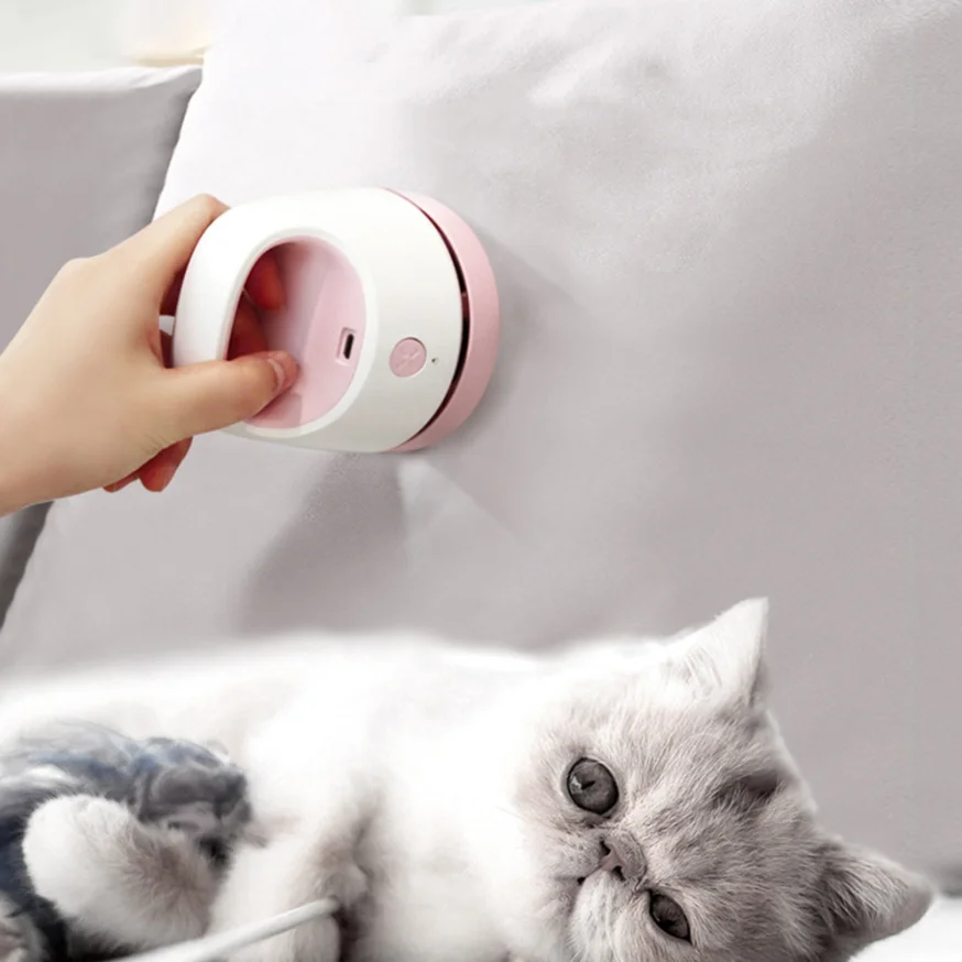 Aspirapolvere da tavolo con ricarica USB, spazzola per la depilazione di animali domestici, collettore di polveri portatile