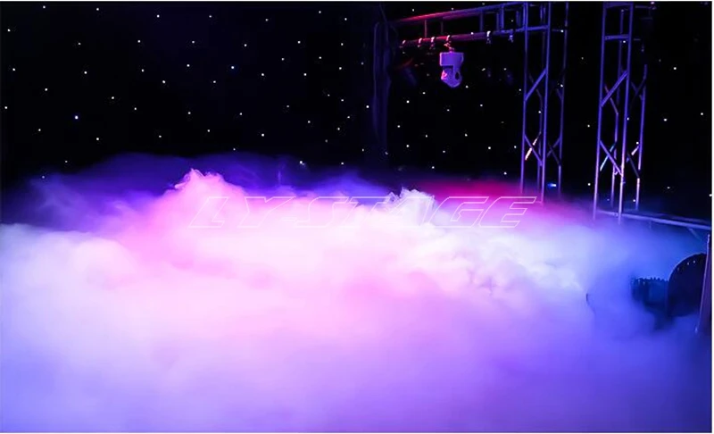 5000W DMX Water Base Low Lying Ground Heavy Smoke Machine Fog Machine With Flight Case For Wedding Stage Party