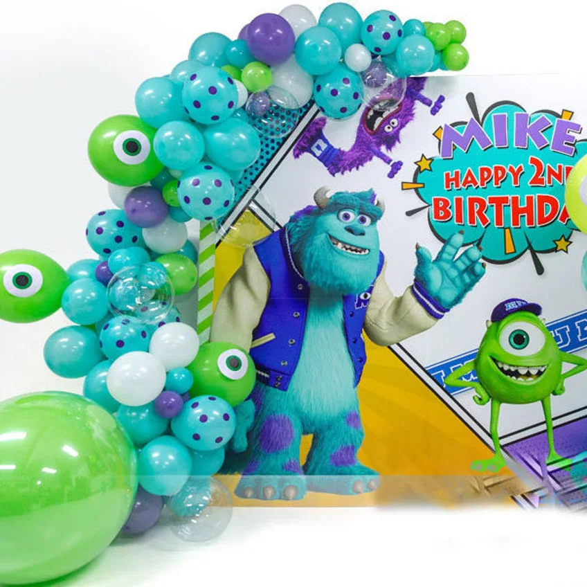 Birthday Balloons Arch Lake Blue Green Purple Balloons Garland Kids Birthday Party Decor Baby Shower Christmas Decorations 2022