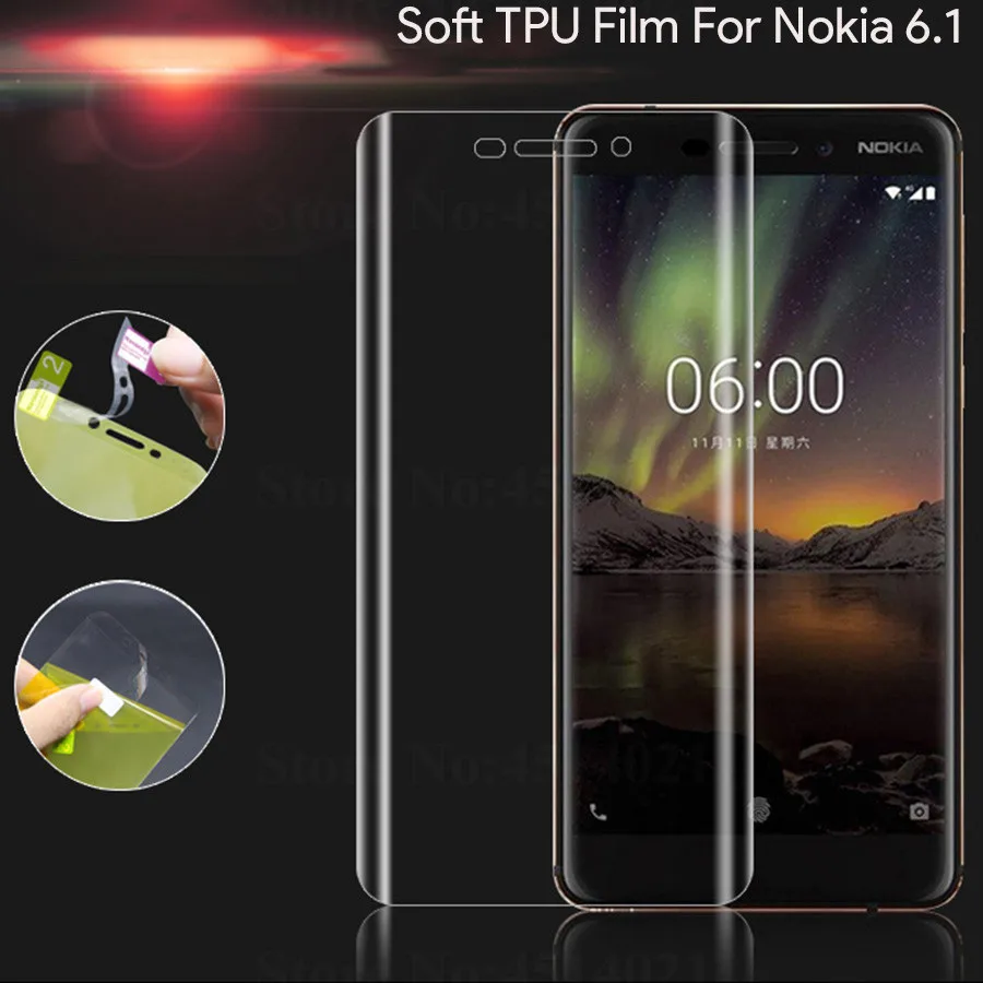 21D TPU Hydrogel Film For Nokia 7.2 6.2 6.1 5.1 3.1 7.1 7 plus 8.1 5.3 Full Protective Soft TPU Screen Protector Film(Not Glass)