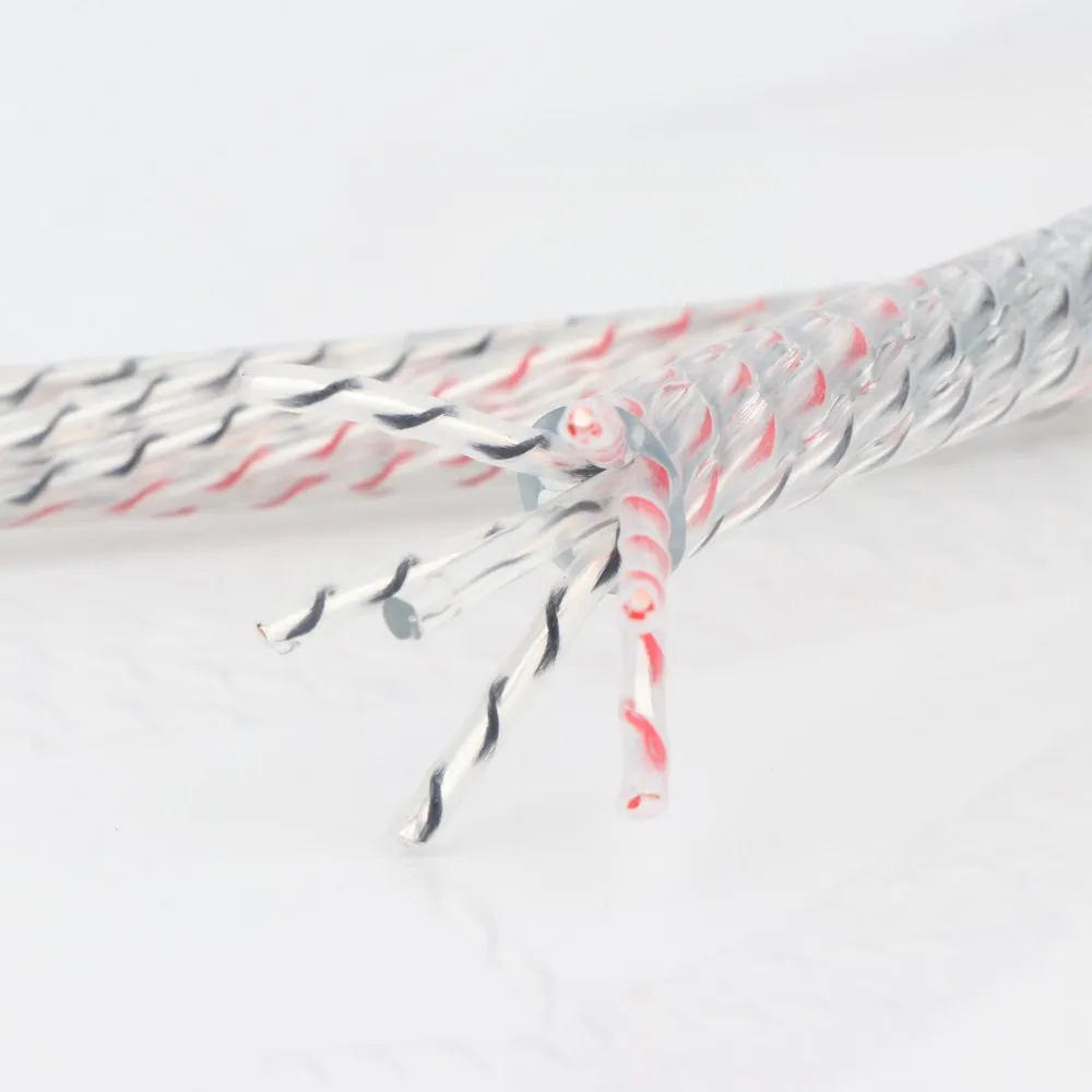 Valhalla 6 núcleos 6N OFC plateado DIY Cable a granel Cable de interconexión de Audio DIY Cable analógico