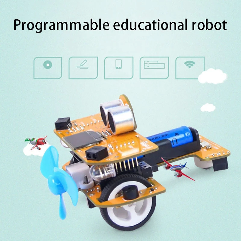 Kit de programação gráfica de robótica de programação inteligente personalizado para crianças scratch programação educação brinquedos