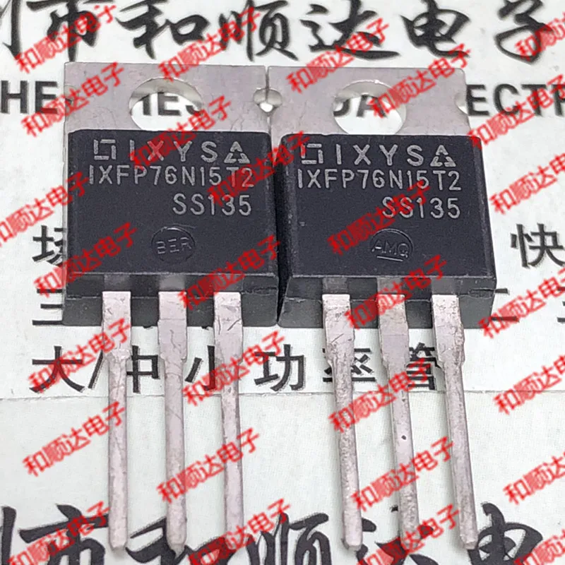 

10PCS IXFP76N15T2 TO-220 150V 76A