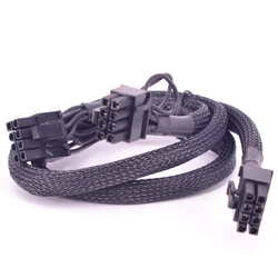 For Corsair 8pin PCIe Power Supply Cable To Dual 6+2Pin Type 3 Cable GPU 8 Pin 1 to 2 Spliter For Corsair HX850 HX750 Modular